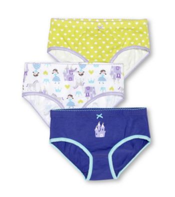Carter's® Girls' 2-5 Green/Purple/White 3-pk. Princess Castle Panties