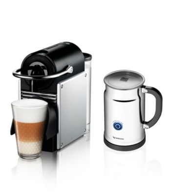 Nespresso® Pixie Espresso Maker and Aeroccino Frother + $50 Nespresso Club Credit