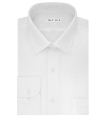Van Heusen® Men's White Poplin Dress Shirt