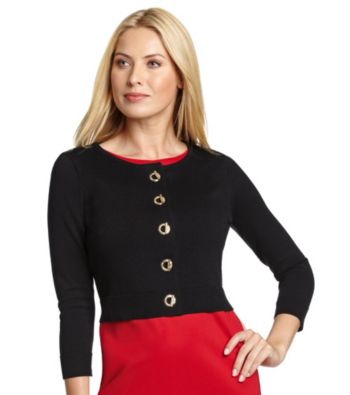 Calvin Klein Sweater Shrug with Toggle Buttons