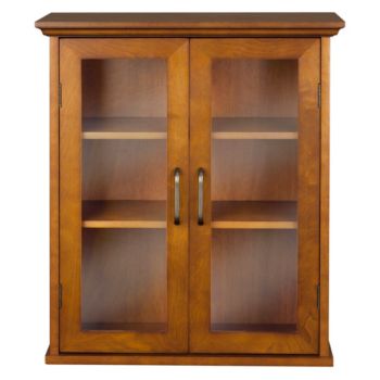 Elegant Home Fashions® Avery Oil Oak 2-Door Wall Cabinet