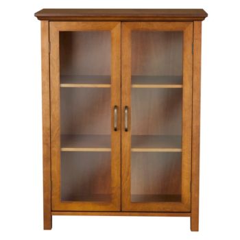 Elegant Home Fashions® Avery Oil Oak 2-Door Floor Cabinet