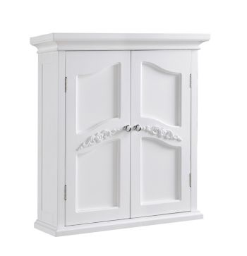 Elegant Home Fashions® Versailles White 2-Door Wall Cabinet