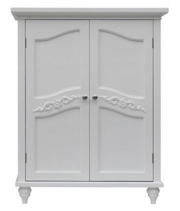 Elegant Home Fashions® Versailles White 2-Door Floor Cabinet
