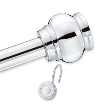 Elegant Home Fashions® Circle Decorative Shower Rod and Hook Set