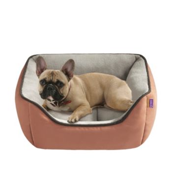 Halo Reversible Rectangular Faux Suede Cuddler Dog Bed