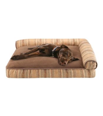 Sotf Touch Heritage & Chocolate Jacquard Right Angle Bolster Pet Lounger