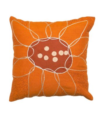 Surya Large Flower Decorative Pillows