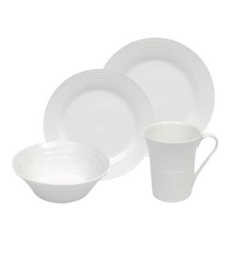 Maxwell & Williams White Basics Cirque Flared 16-pc. Dinner Set