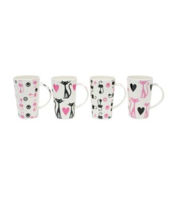 Maxwell & Williams Pussy Cat, Pussy Cat 4-pc. Mug Set