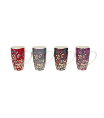 Maxwell & Williams Enchanted Garden 4-pc. Mug Set