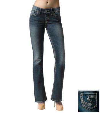 Silver Jeans Co. Suki Curvy-Fit Mid-Rise Bootcut Jeans