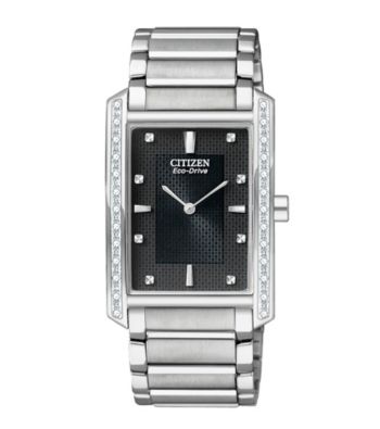 Citizen® Mens Eco Drive Two Tone Palidoro Diamond Watch