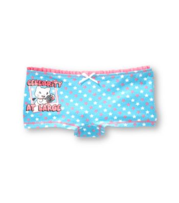 St. Eve® Intimates Girls 6-16 Celebrity At Large Cat Boyshorts