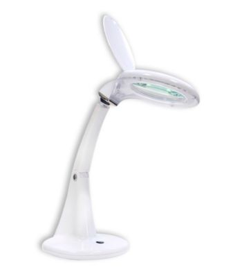Zadro Bright LED Lighted Dual Magnification Desk Lamp