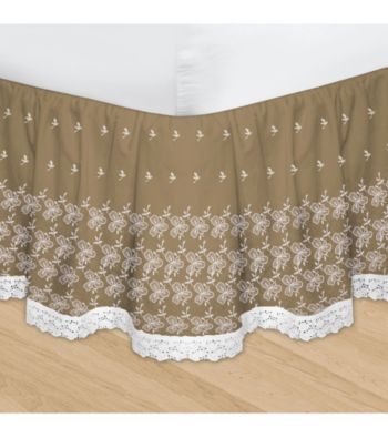 Veratex® HUYS Adjustable Embroidered Bed Skirt