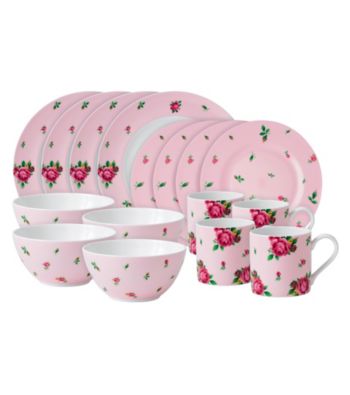 Royal Albert® New Country Roses Pink Modern Casual 16-pc. Dining Set