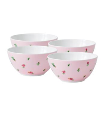 Royal Albert® New Country Roses Pink Modern Casual Set of 4 Cereal Bowls