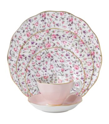 Royal Albert® Rose Confetti Vintage 5-pc. Place Setting
