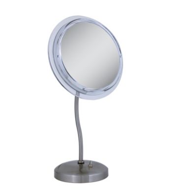 Zadro S-Neck Surround Light Vanity Mirror with 5x Magnification