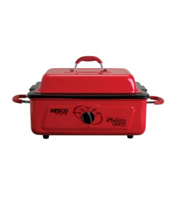 Nesco® 5-qt. Red Roaster Oven with Self-Basting Cover & Porcelain Cookwell
