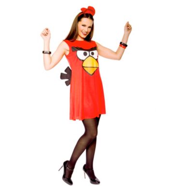Angry Birds Sassy Red Bird Adult Costume