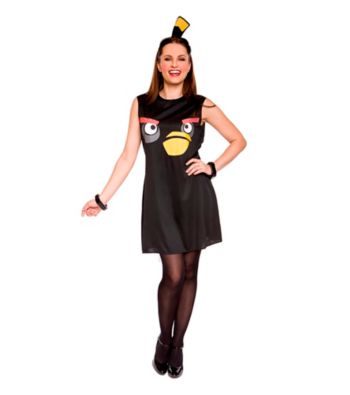 Angry Birds Sassy Black Bird Adult Costume