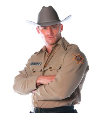 Sheriff Shirt Adult Costume