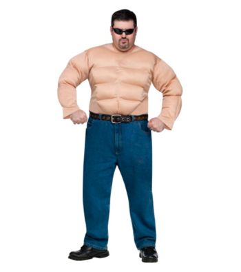 Muscle Chest Shirt Adult Plus Costume