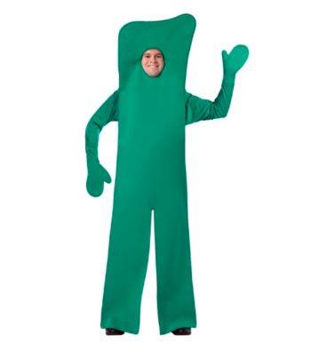 Gumby Open Face Adult Costume