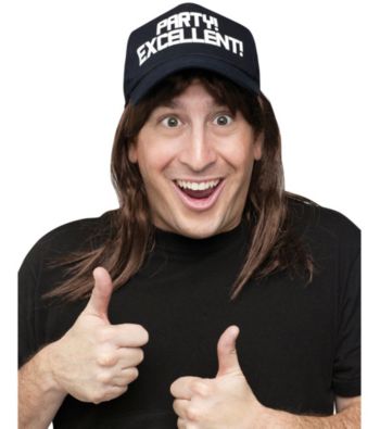 Excellent! Wayne Campbell Wig and Hat Accessory Kit