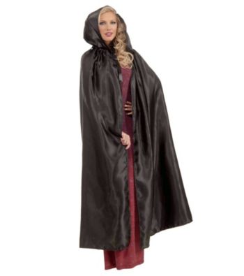 Fancy Masquerade Black Adult Cape