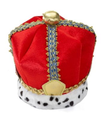 Red Velvet King Crown Adult