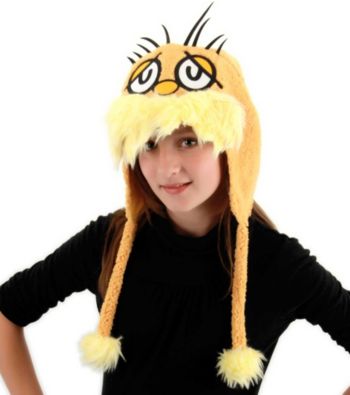 Dr. Seuss Lorax Hoodie Hat (Adult)