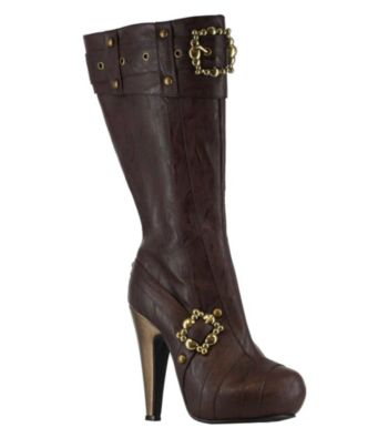 Aubrey Brown Steampunk Adult Boots