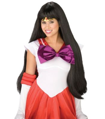 Black Anime Adult Wig