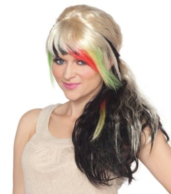 Punky Rainbow Adult Wig