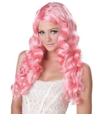 Sweet Tart Pink Adult Wig