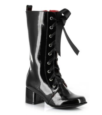 Black Lace - Up Child Boots