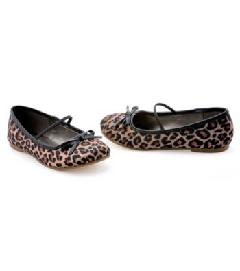Leopard Brown Ballet Flat Child Shoes