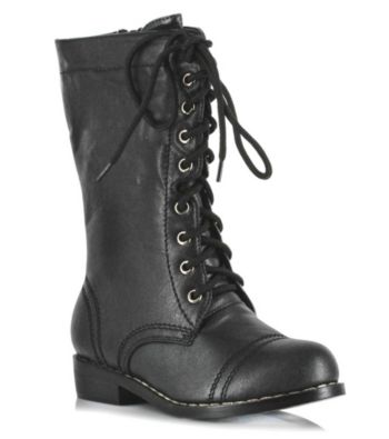 Colonial Black Child Shoes
