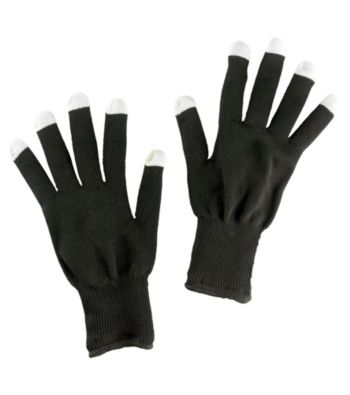 Light-Up Black Child Gloves