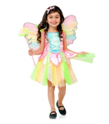 Rainbow Princess Fairy Child Costume