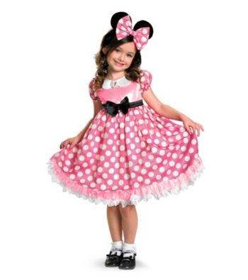 Disney™ Mickey Mouse® Clubhouse Pink Minnie Mouse Glow in the Dark Child Costume