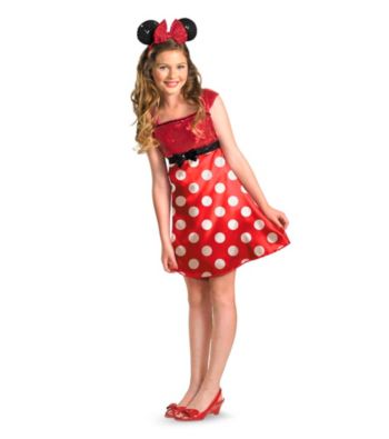 Disney™ Mickey Mouse® Clubhouse Red Minnie Mouse Child / Tween Costume