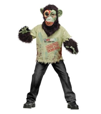 Zombie Chimp Child Costume