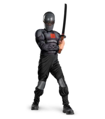 G.I. Joe Retaliation Snake Eyes Light up Deluxe Muscle Chest Child Costume