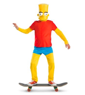 The Simpsons Bart Simpson Deluxe Child Costume