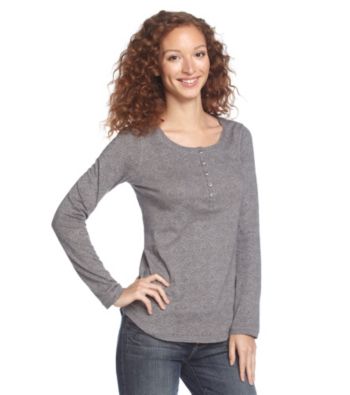 Ruff Hewn Print Henley Shirt