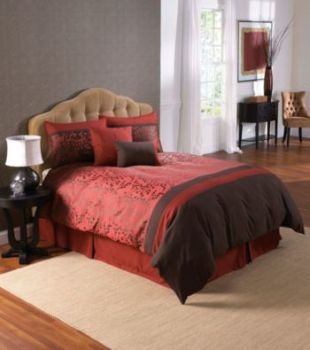 Sakura Red 6-pc. Comforter Set by LivingQuarters
